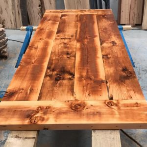 reclaimed timber bench